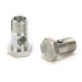 China factory PEHEL plated carbon steel metric Banjo Bolt 700M Fittings  DIN7643 With single hole half Thread